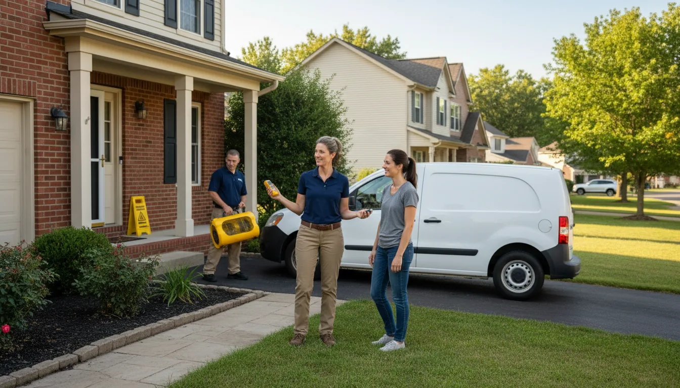 Water restoration image for Water Damage & Restoration Services in North Webster, IN